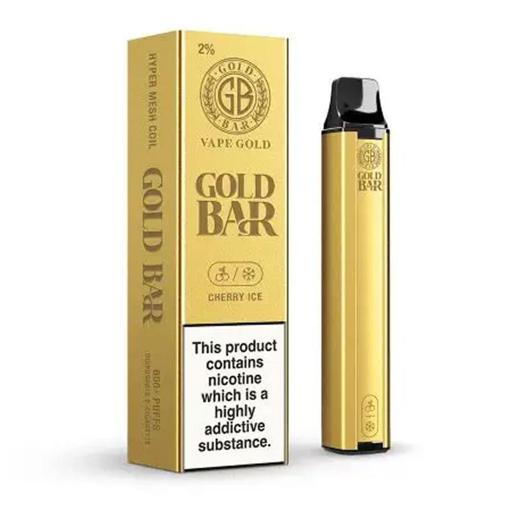Gold Bar 600 Disposable Pod Device (Pack Of 10)