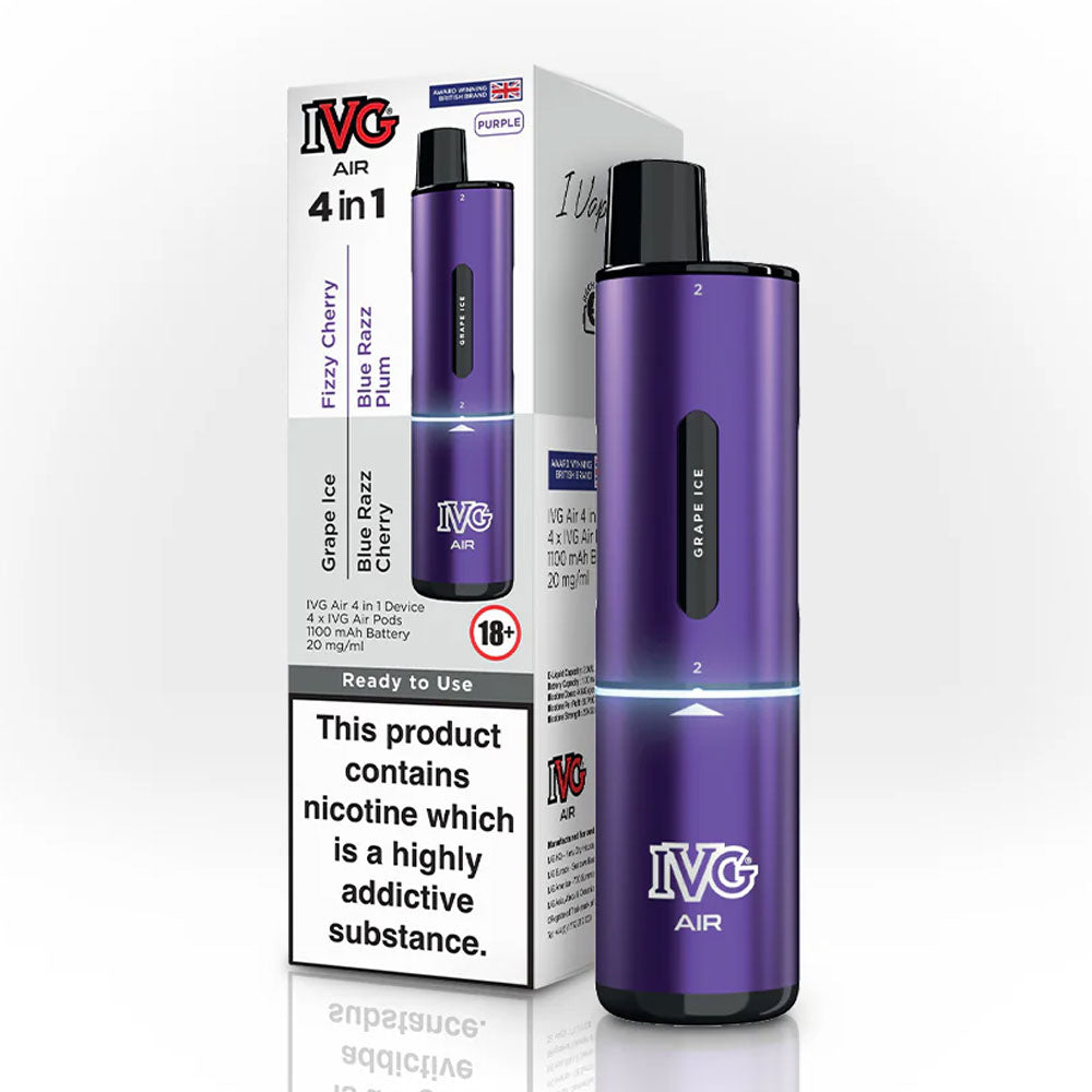 IVG Air 4-in-1 2400 Puffs Disposable Vape – UFA Marketplace