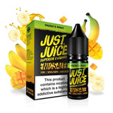 Just Juice Banana & Mango 10ml Nic Salt Eliquid