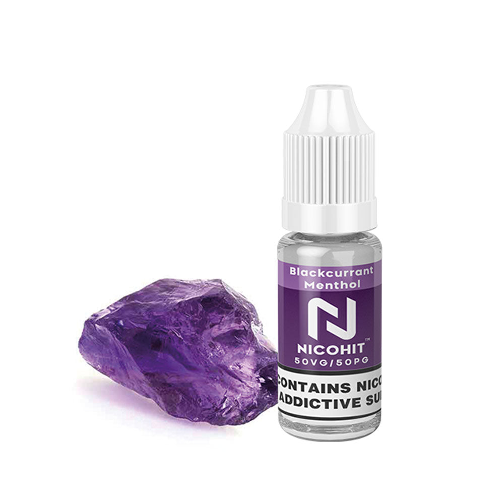 Blackcurrant Menthol 10ml E Liquid By Nicohit (Pack Of 10)