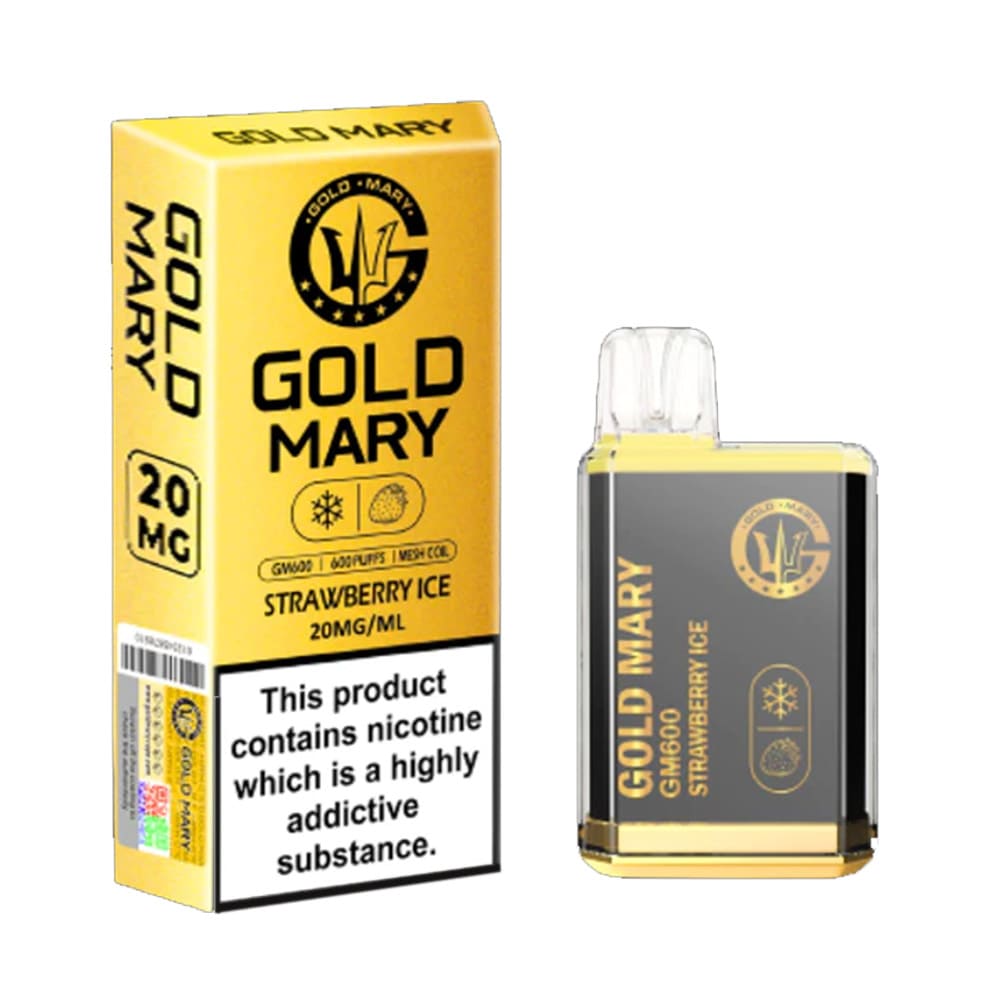 Gold-Mary-Strawberry-Ice-Disposable-Vape