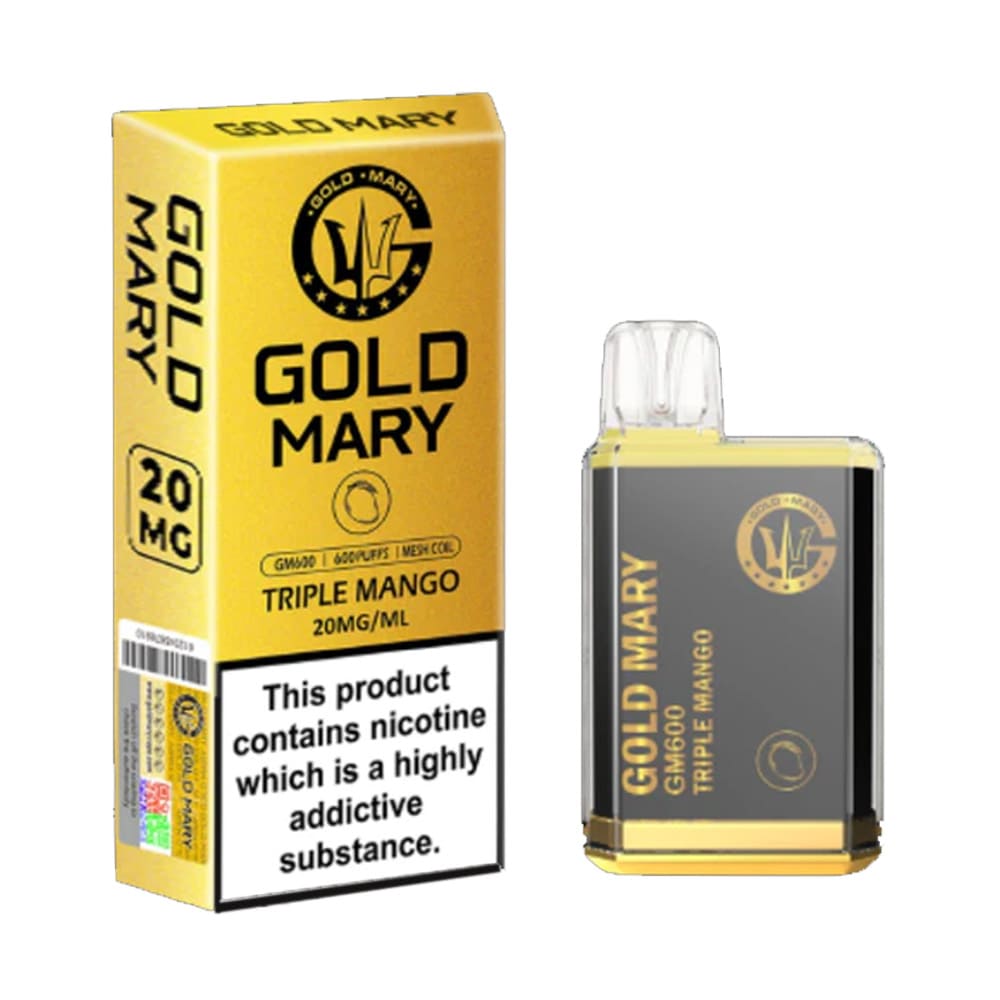 Gold-Mary-Triple-Mango-Disposable-Vape