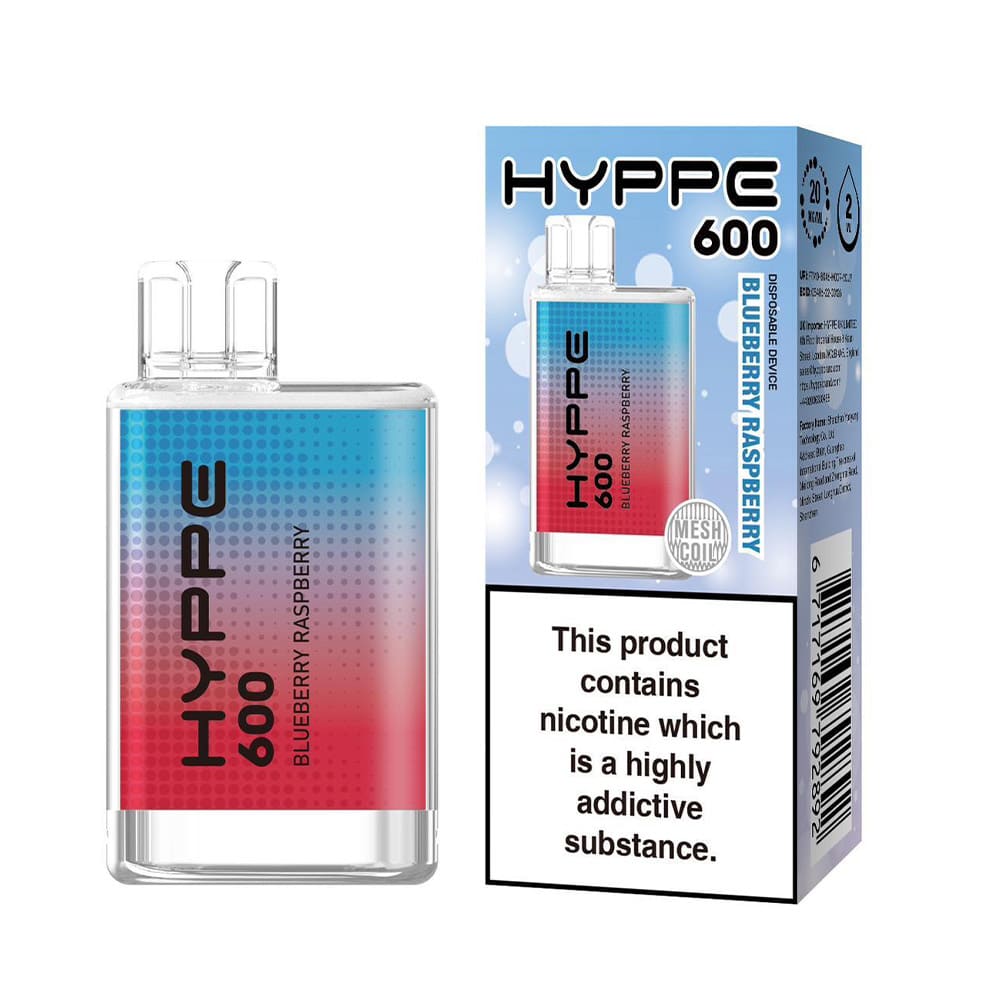 Hyppe 600 Puffs Disposable Vape (Pack of 10)