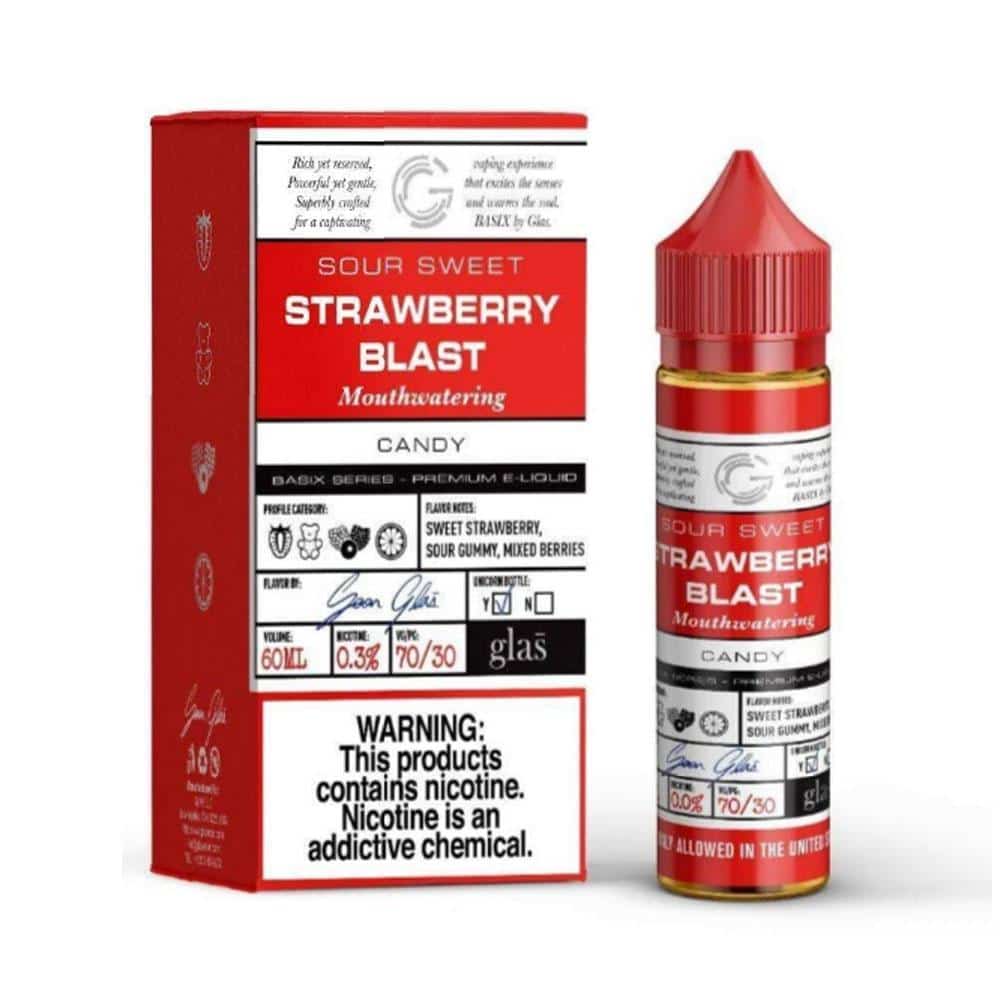 Strawberry-Gummy-Shortfill-50ml-E-liquid-by-Glass-Basix 