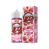 Strawberry Shake 100ml Shortfill E Liquid By Make It 100