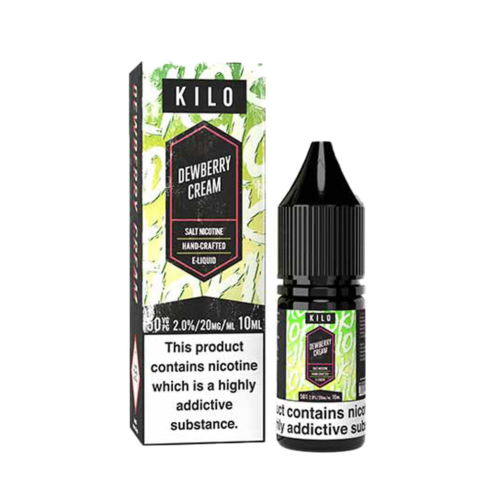 Kilo Salt 10ml Nicsalt E Liquid dewberry cream