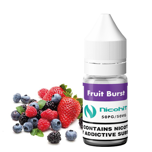 Fruit Burst 10ml E Liquid By Nicohit (Pack Of 10)