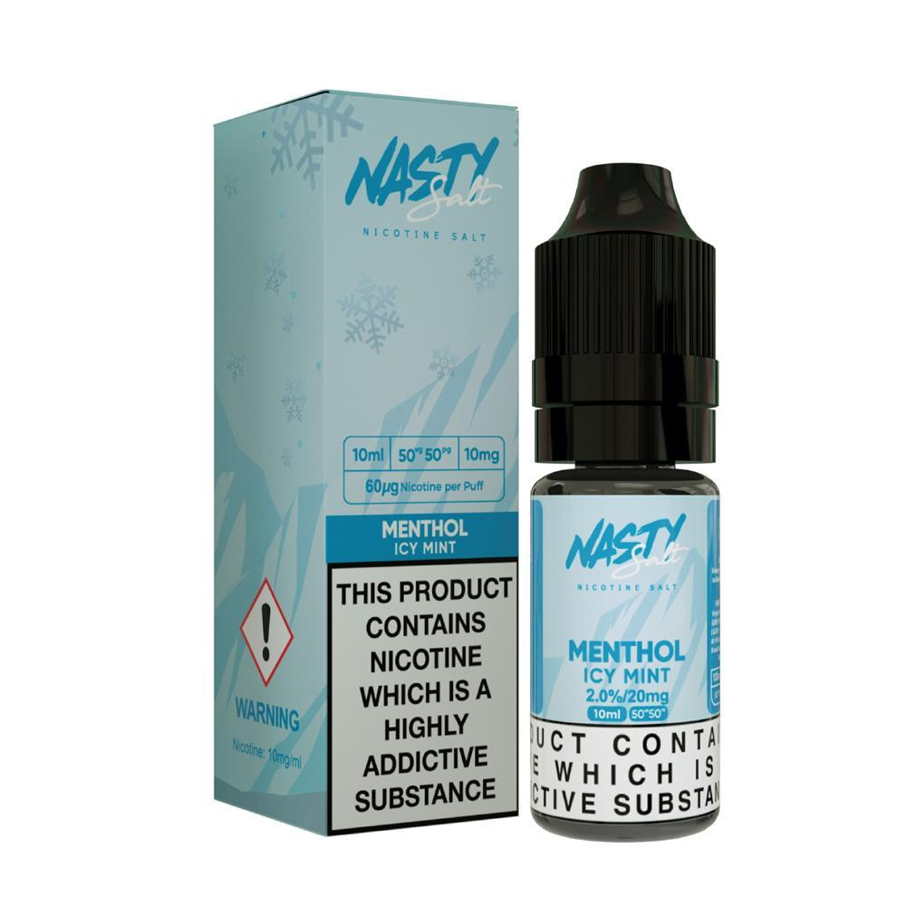 Nasty Salt 10ml Nicsalt E Liquid Menthol Ice Mint