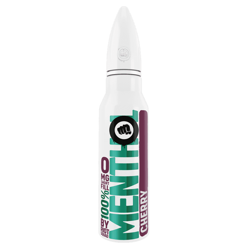 Menthol Series Cherry Shortfill 50ml E Liquid By Riot Squad