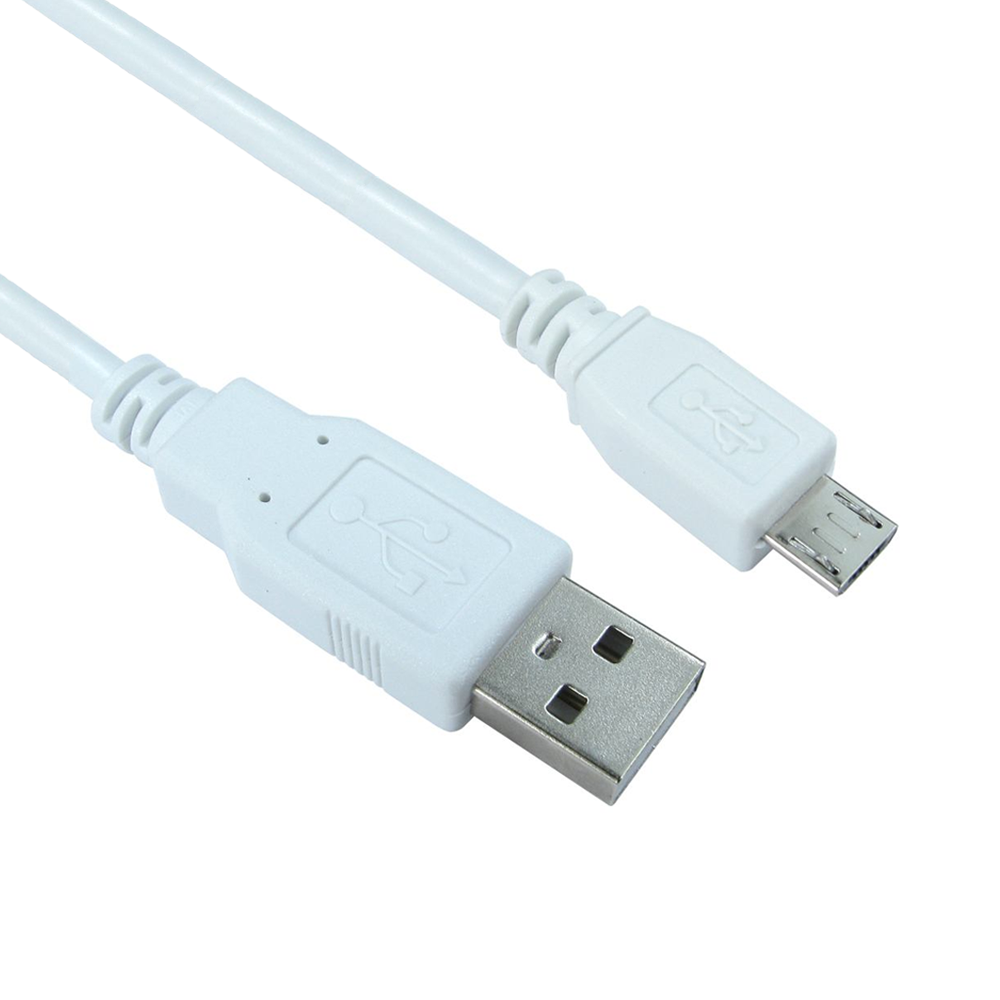 Micro USB Cable A To Micro B White