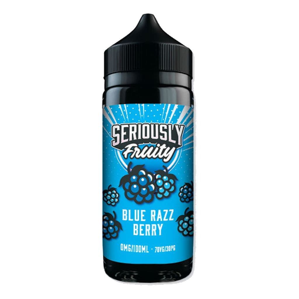 Seriously Fruity Blue Razz Berry 100ml Shortfill E Liquid By Doozy Vape