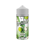 Power Sour Apple 100ml Shortfill E Liquid
