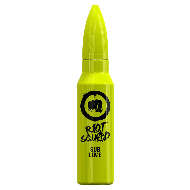 Sub Lime Shortfill 50ml E Liquid By Riot Squad