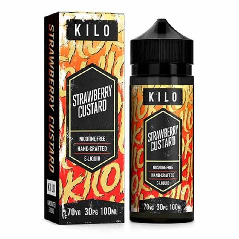 Kilo Strawberry Custard 100ml Shortfill E Liquid