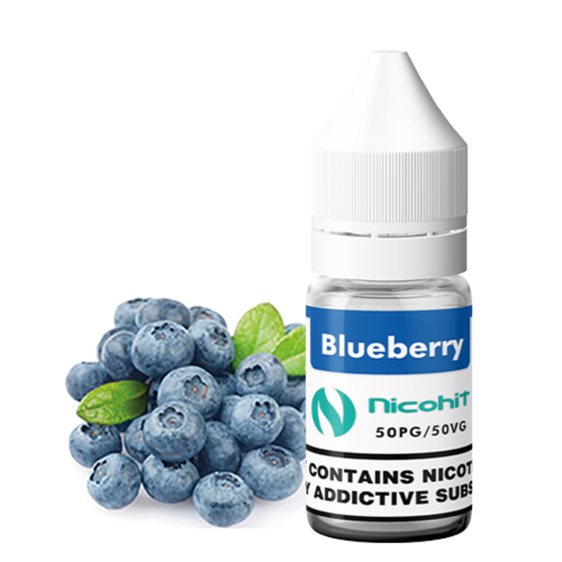 Blueberry 10ml E Liquid By Nicohit (Pack Of 10)